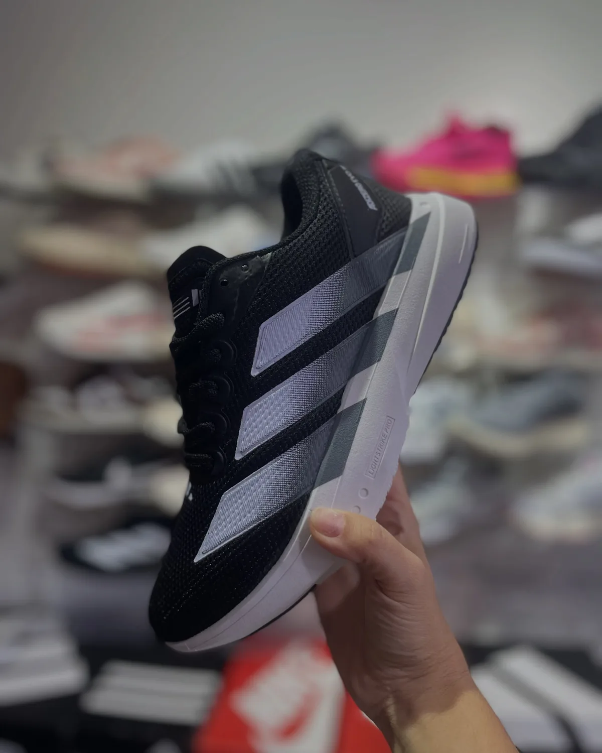 Adidas Adizero preto e cinza