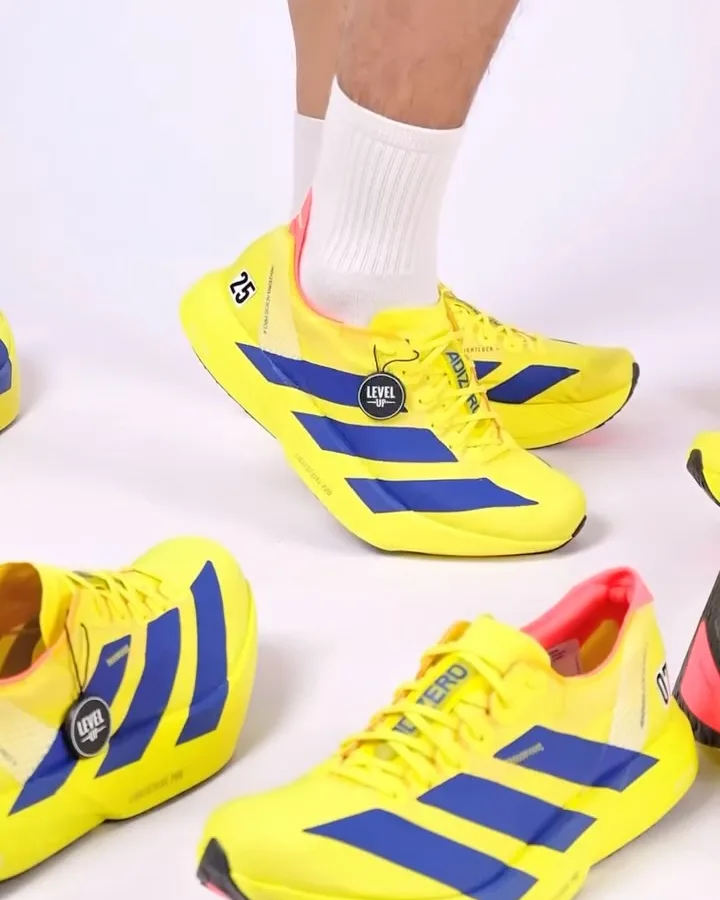 Adidas Adizero amarelo e azul